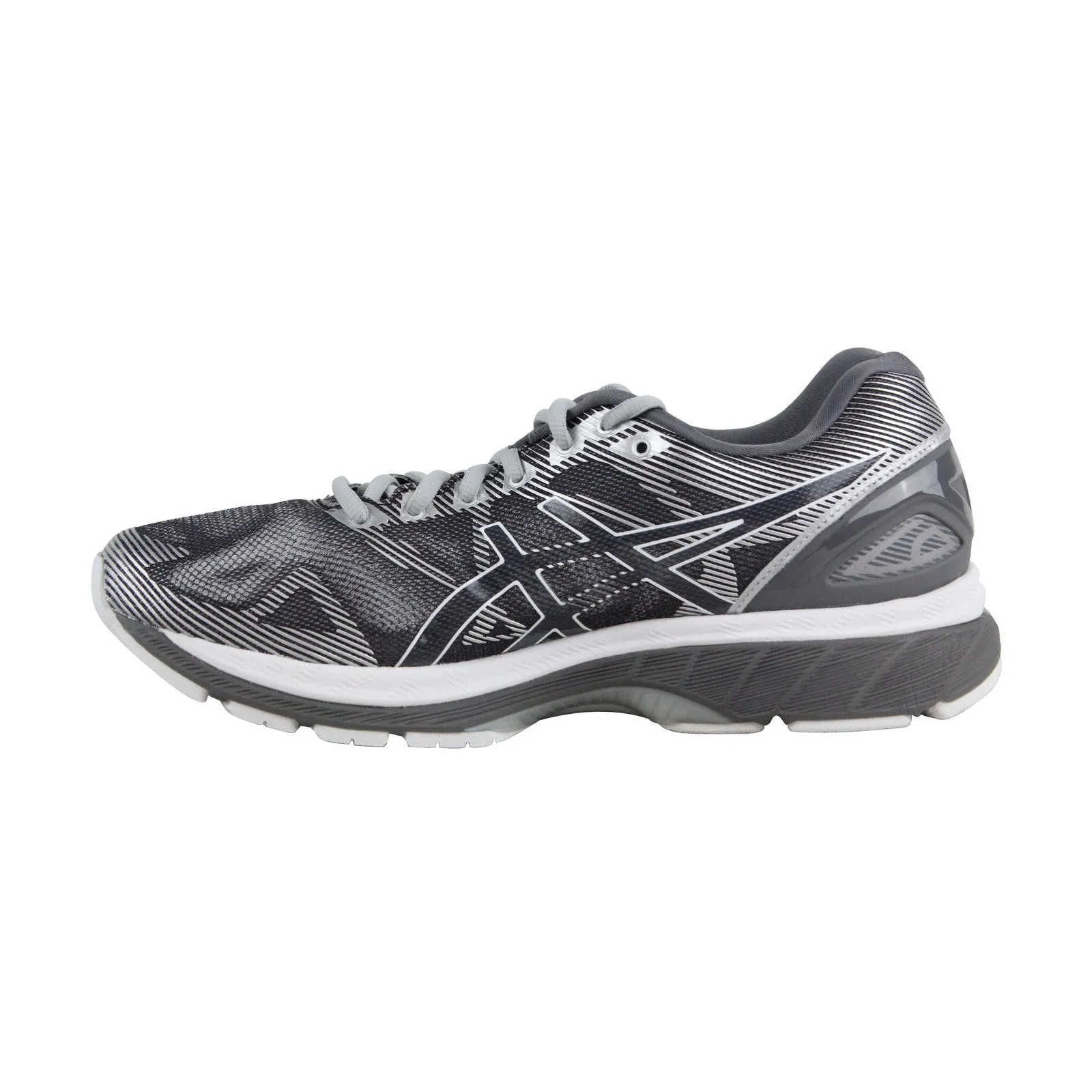 Asics Gel Nimbus 19 T700N-9701 Mens Gray Lace Up Athletic Running Shoes