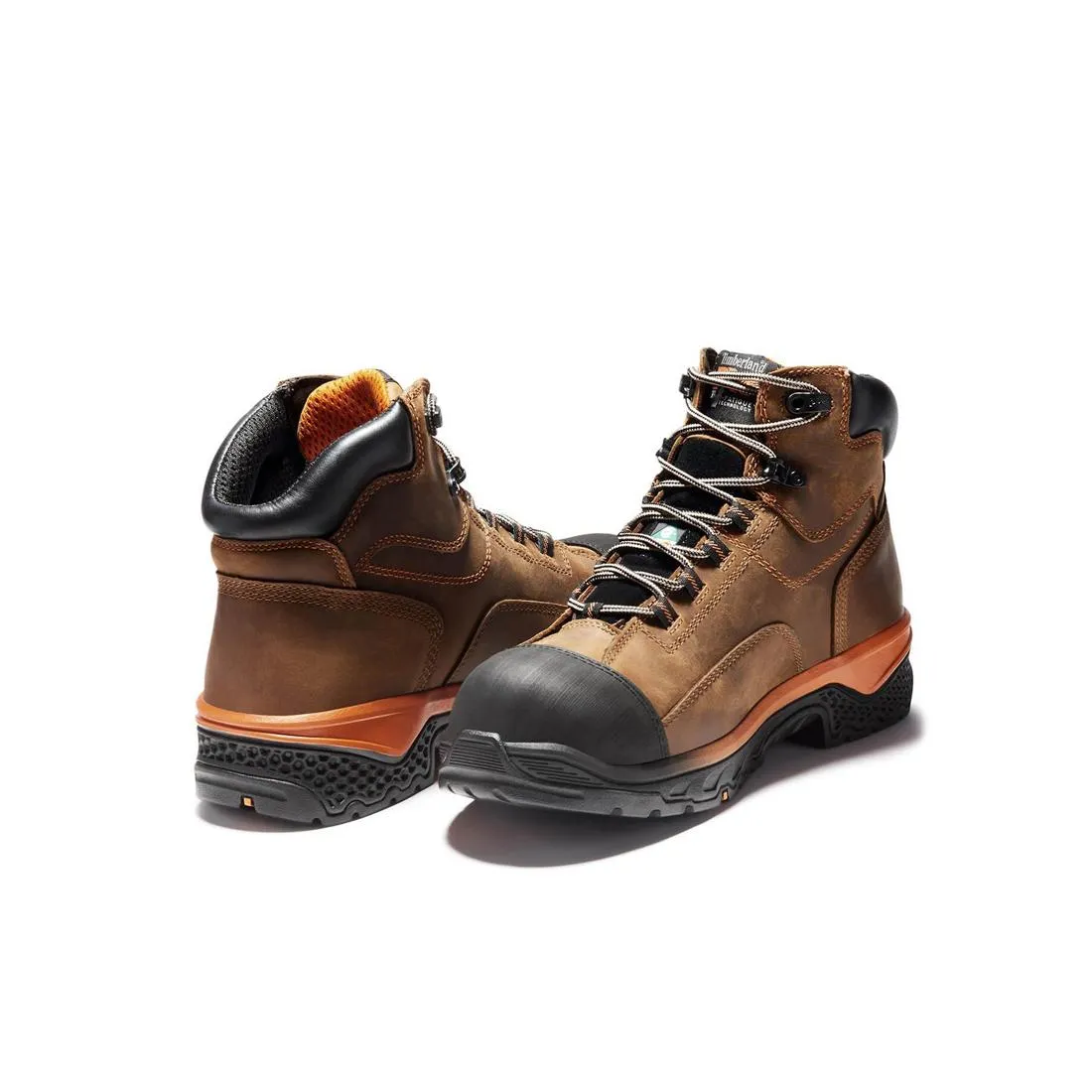 Bosshog 6 Inch Composite-Toe Waterproof PR Work Boot Brown