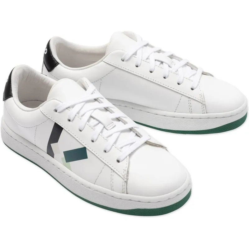 Boys White Logo Trainers