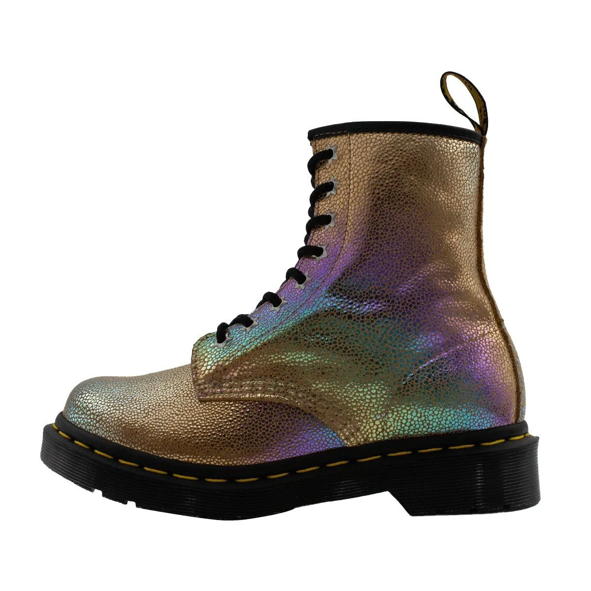 Dr. Martens Air Wair Ankle Boots Leather Gold Colour For Women