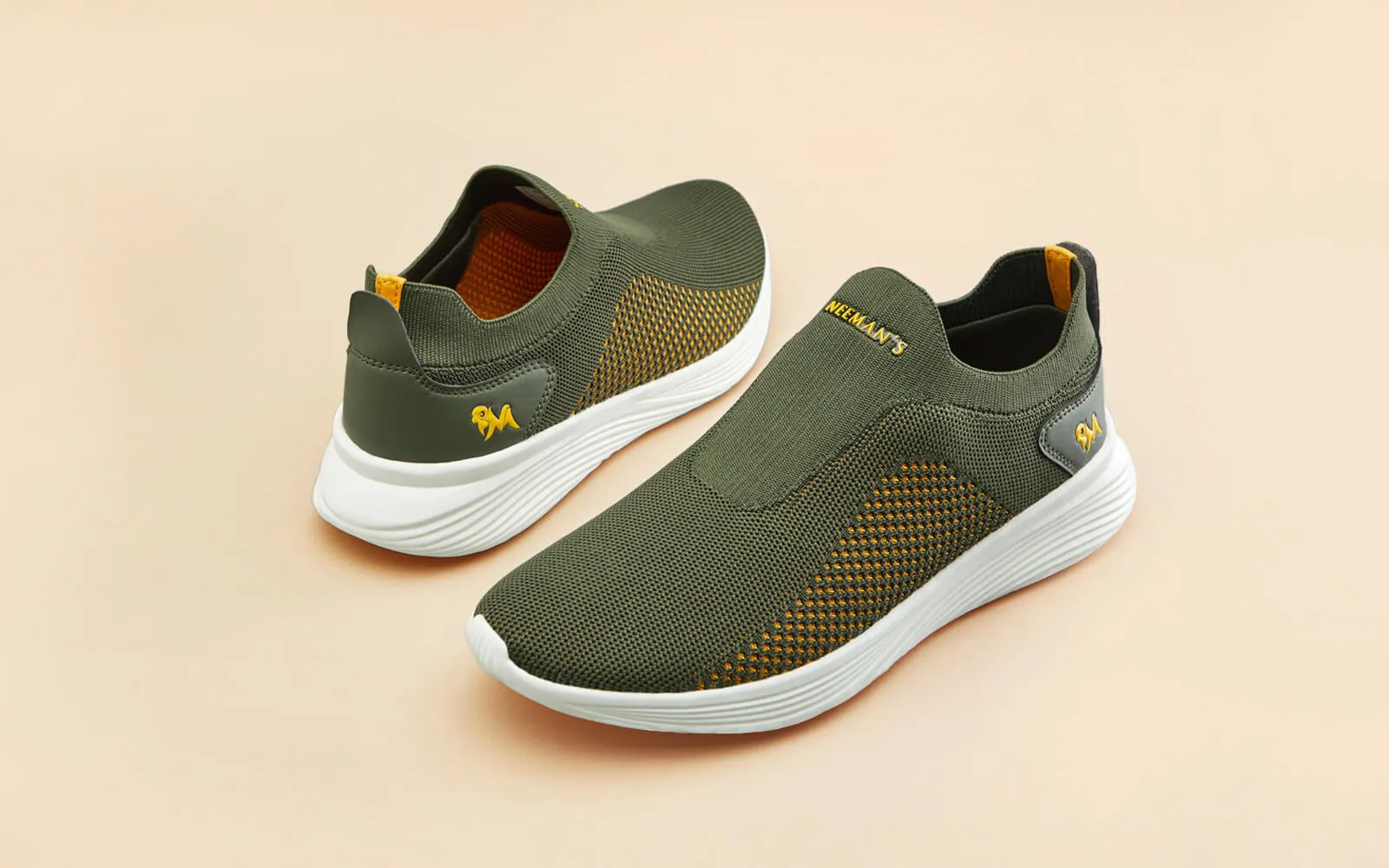 Everyday Basic Slip Ons : Citrus Olive