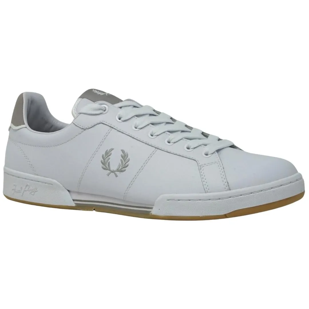 Fred Perry B6202 200 B722 White Leather Trainers