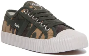 Gola Classics Cadet Camo In Camogreen For Women