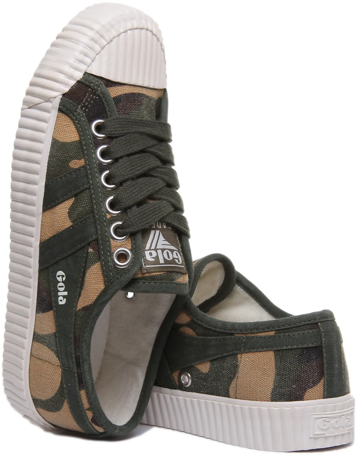 Gola Classics Cadet Camo In Camogreen For Women