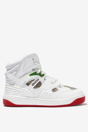 Gucci Unisex Logo Basket Trainers