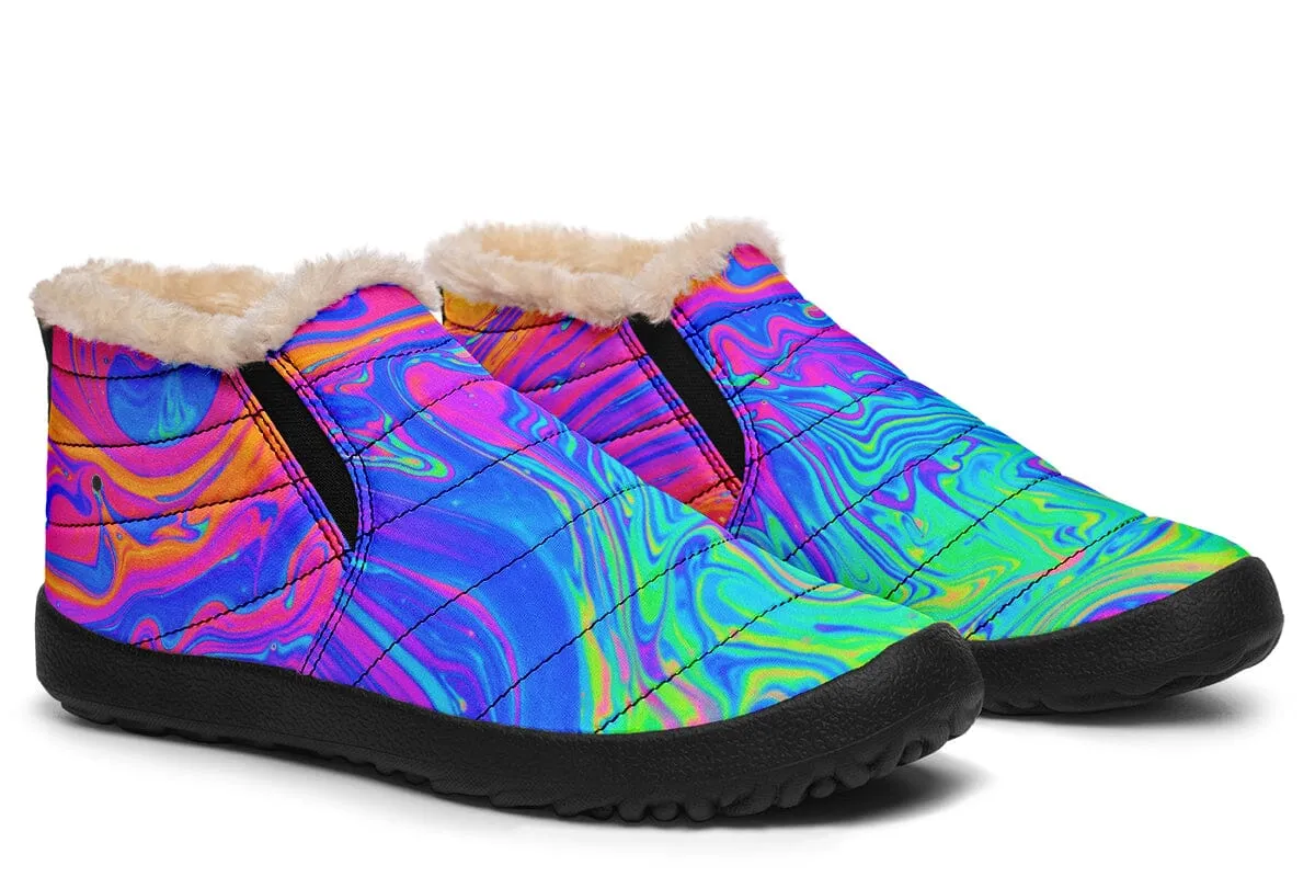 Melting Colors Winter Slippers