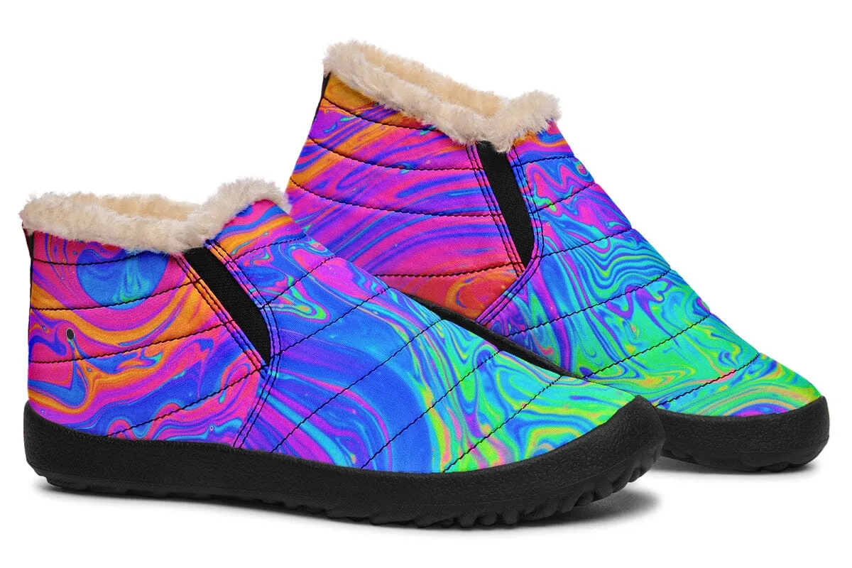 Melting Colors Winter Slippers