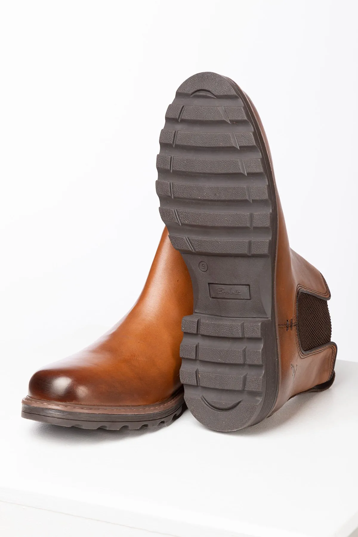 Men's Leather Chelsea Boots - Sledmere