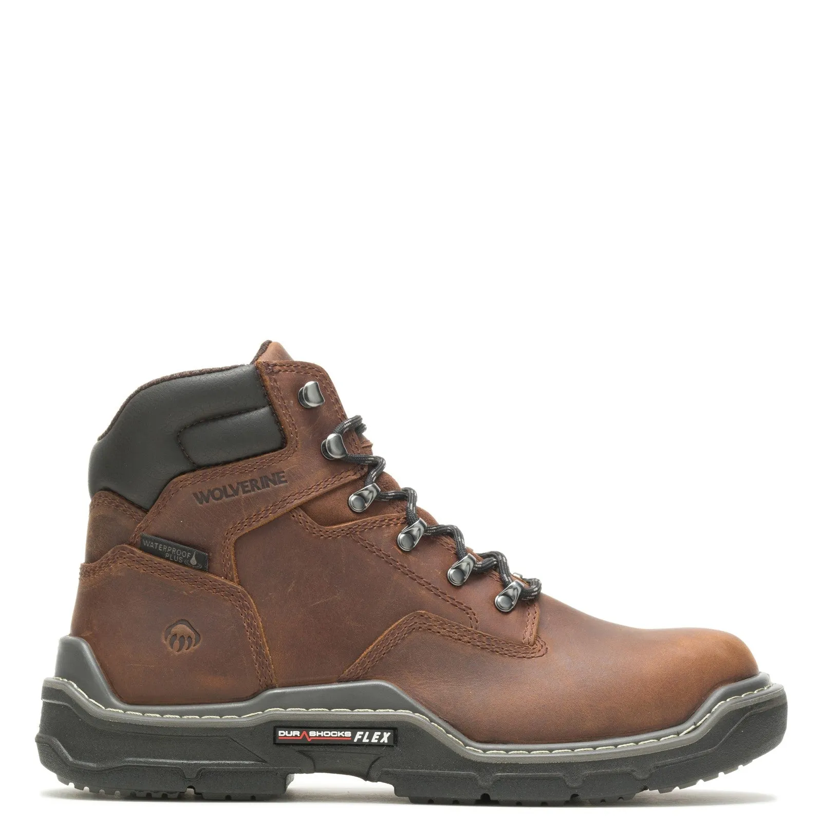 Men's Wolverine Boots, Raider Durashocks 6in WP Work Boot