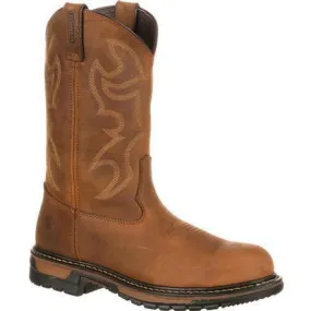 Rocky Men's Original Ride Branson WP Steel Toe Western Boot-FQ0002809