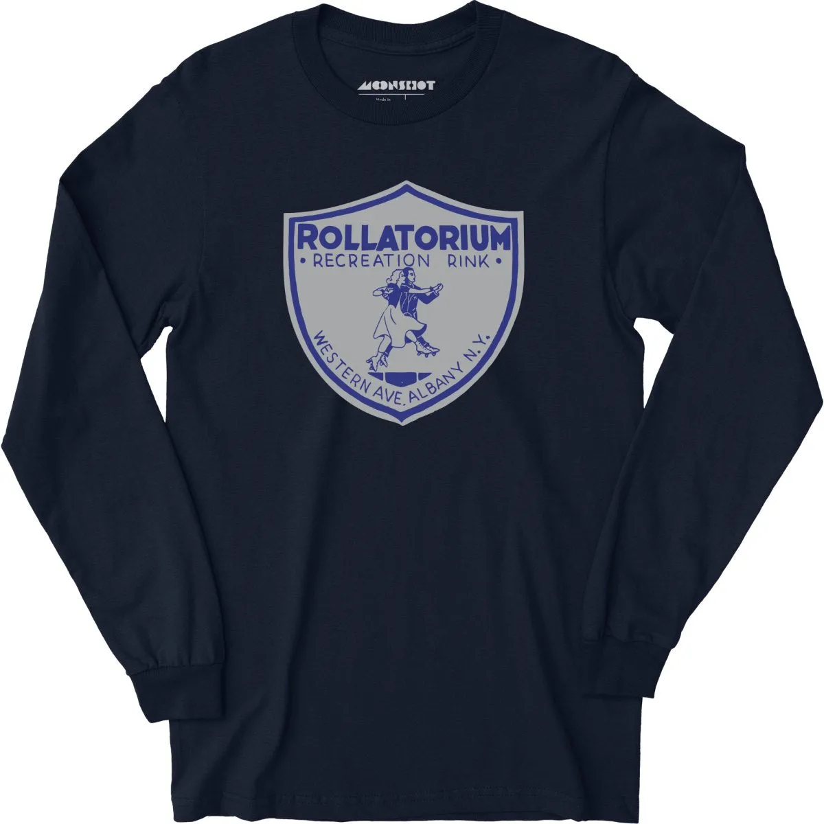 Rollatorium - Albany, NY - Vintage Roller Rink - Long Sleeve T-Shirt