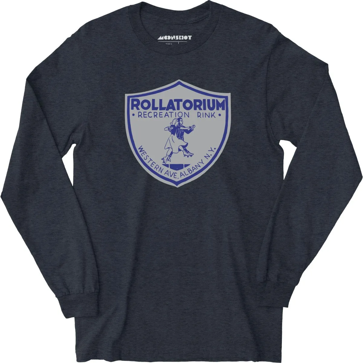 Rollatorium - Albany, NY - Vintage Roller Rink - Long Sleeve T-Shirt