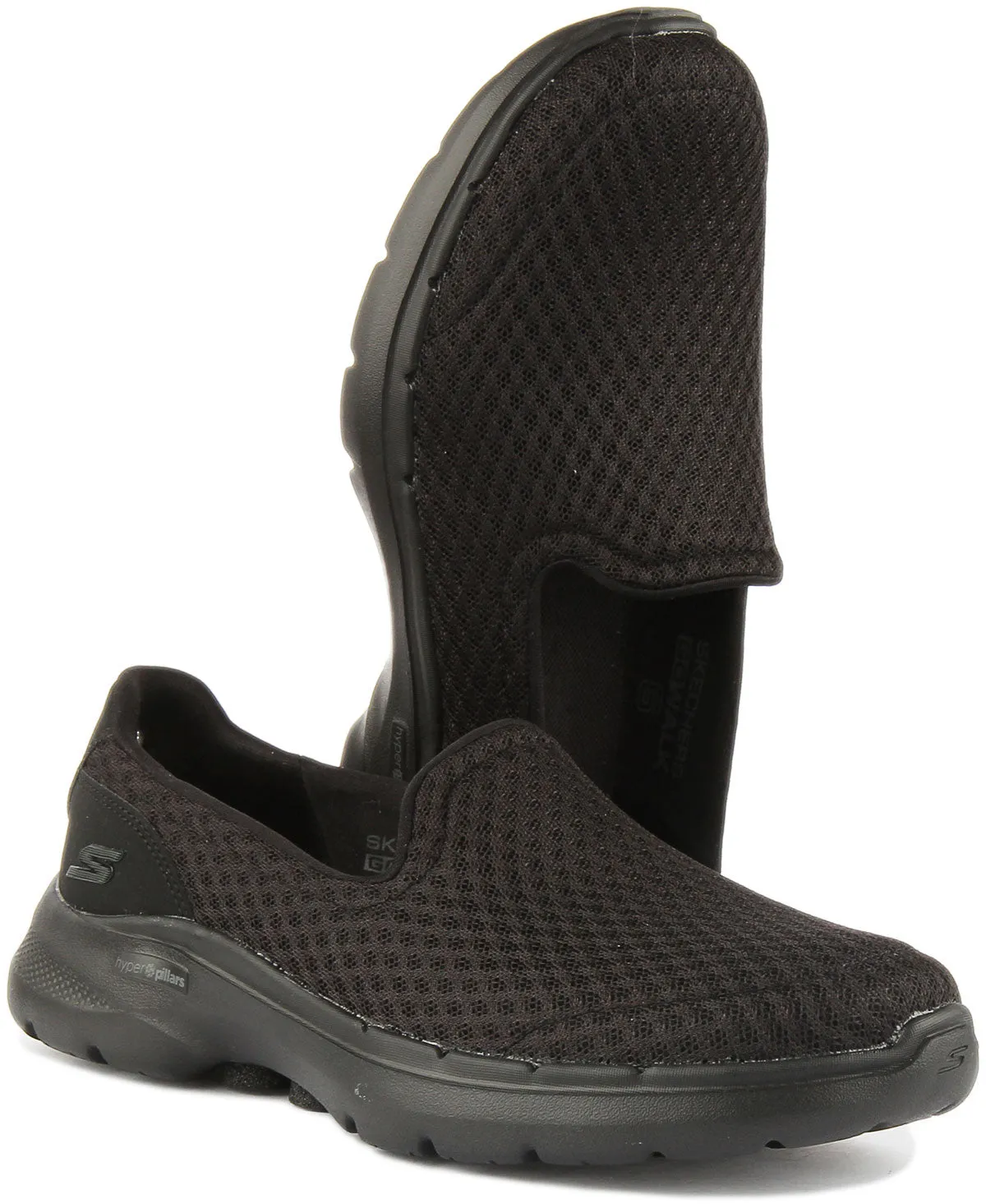 Skechers Go Walk 6 Trainers In Black For Women