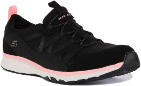 Skechers Gratis Sports In Black White For Women