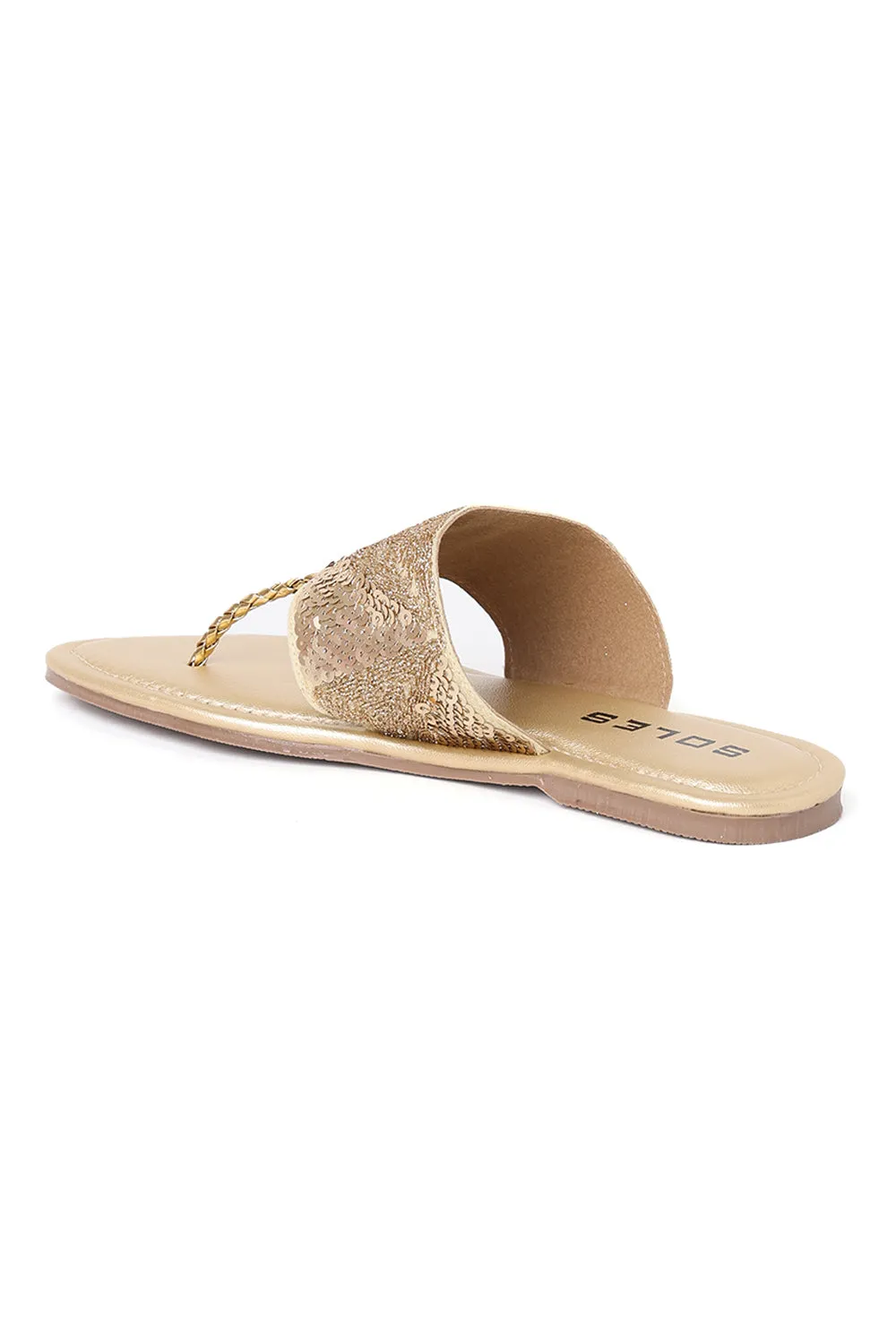 SOLES Threaded Ethnic Flats