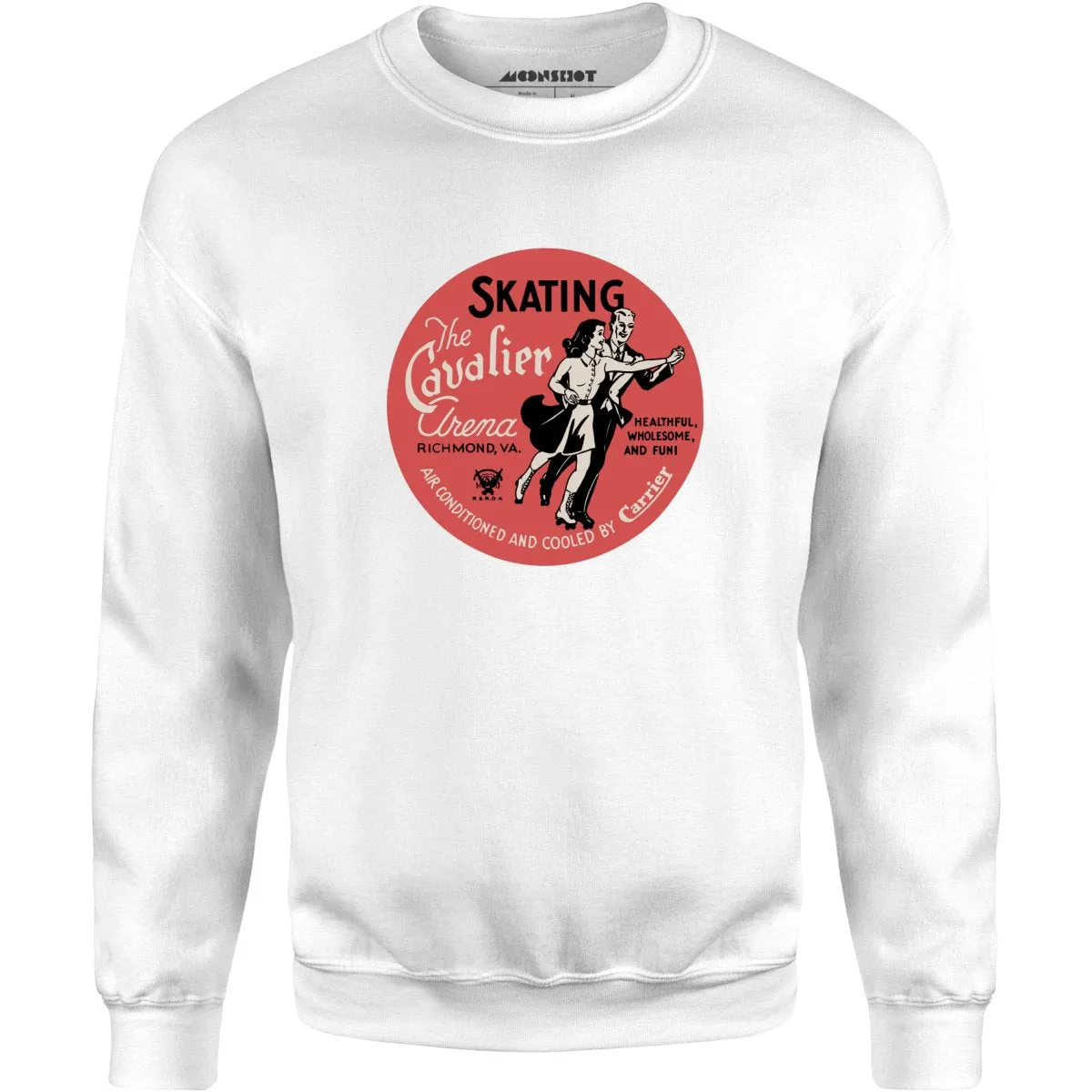 The Cavalier Arena - Richmond, VA - Vintage Roller Rink - Unisex Sweatshirt