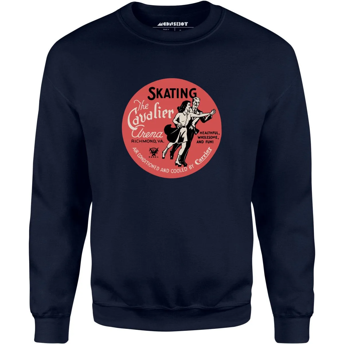 The Cavalier Arena - Richmond, VA - Vintage Roller Rink - Unisex Sweatshirt