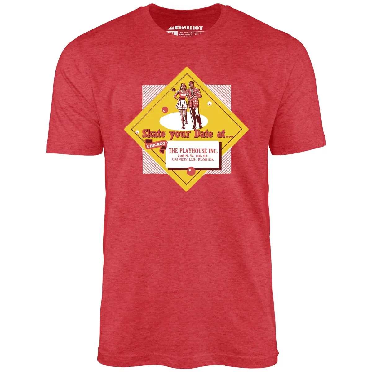 The Playhouse - Gainesville, FL - Vintage Roller Rink - Unisex T-Shirt