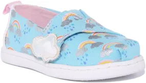 Toms Alpargata In Light Blue For Infants