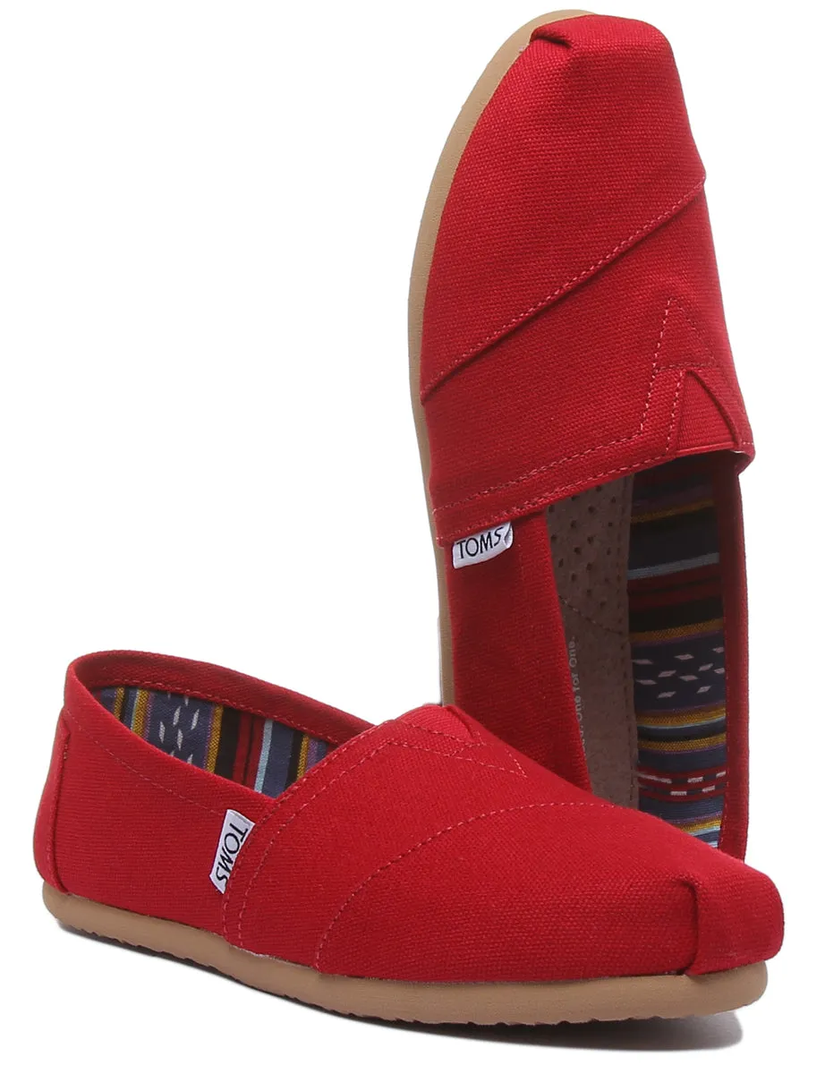 Toms Classic In Red