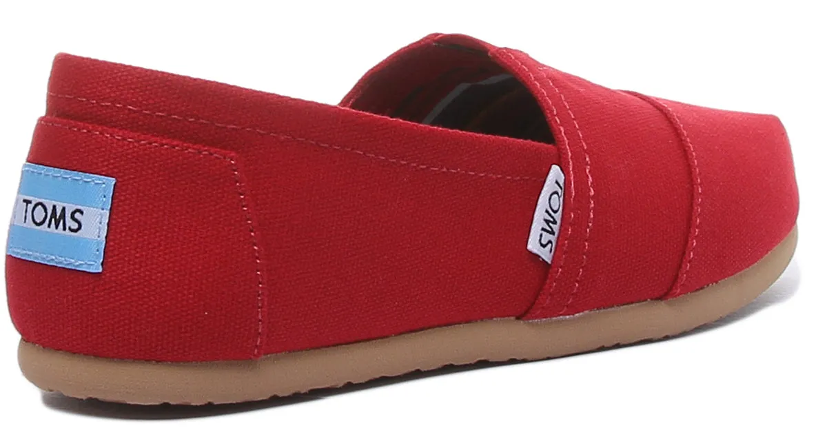 Toms Classic In Red