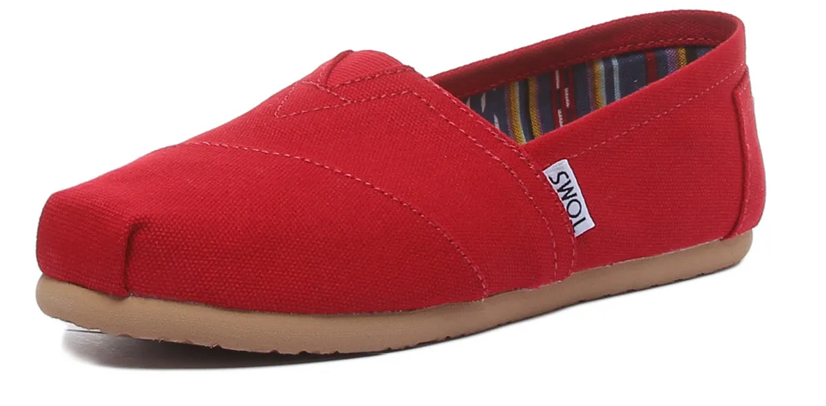 Toms Classic In Red