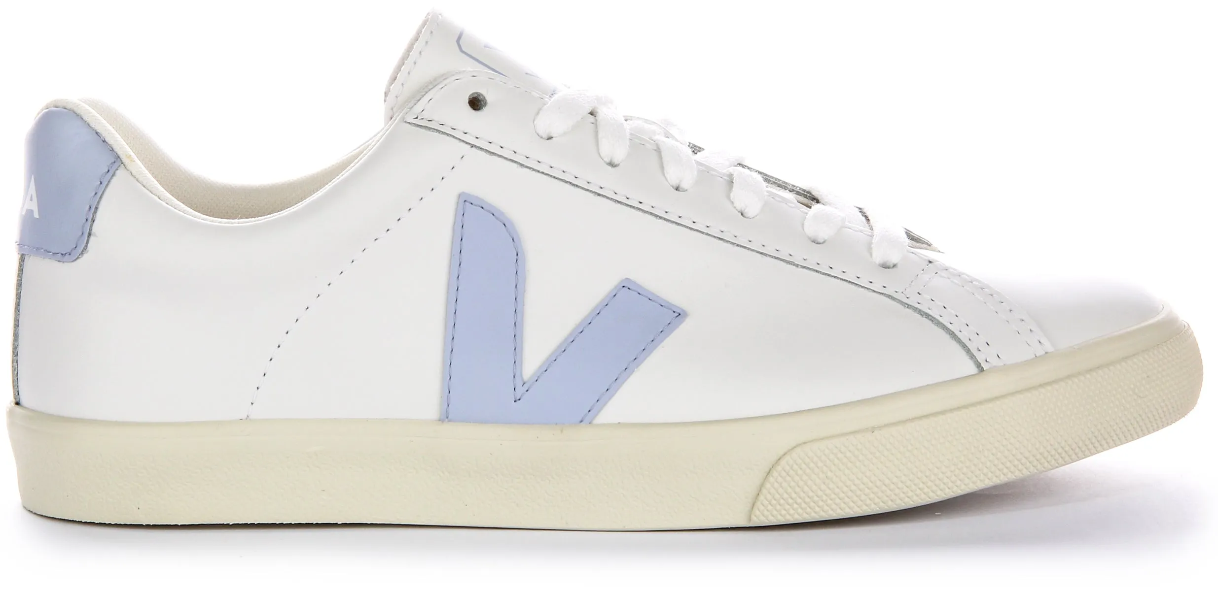 Veja Esplar Logo In White Blue For Women