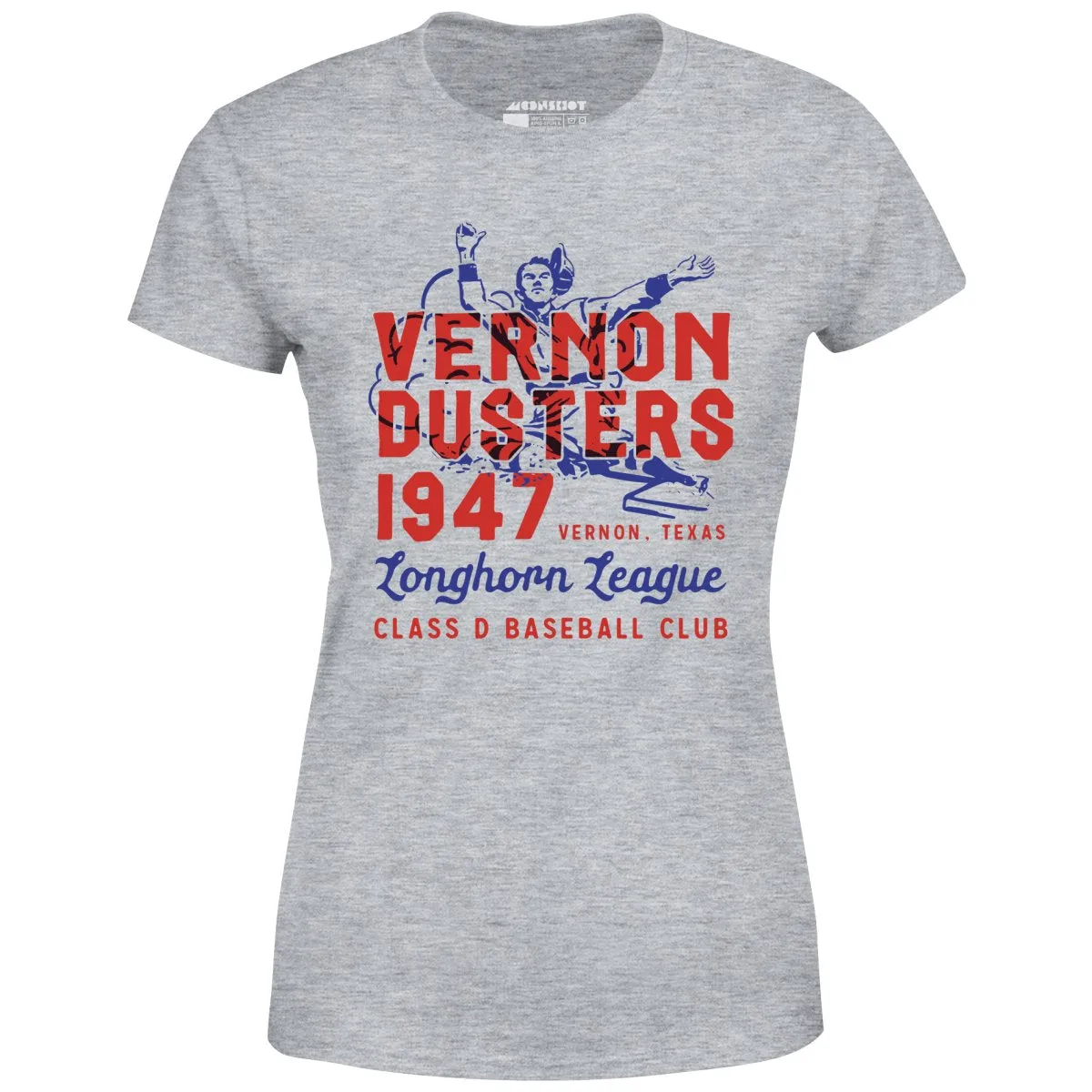 Vernon Dusters - Texas - Vintage Defunct Baseball Teams - Women's T-Shirt