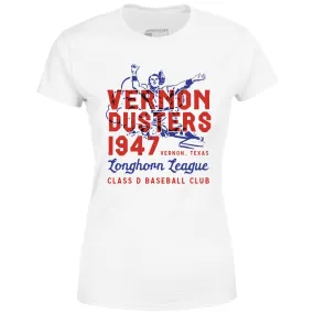 Vernon Dusters - Texas - Vintage Defunct Baseball Teams - Women's T-Shirt