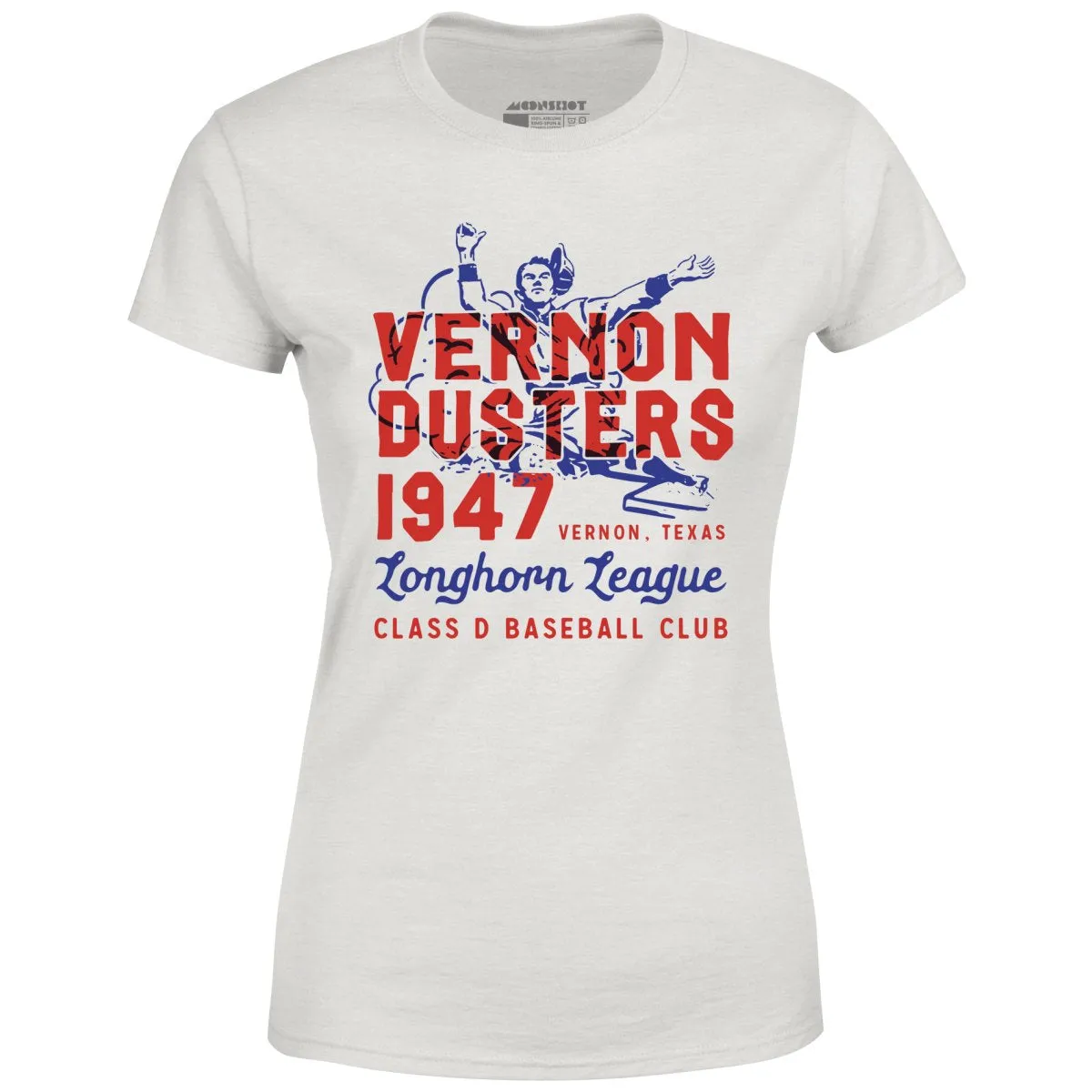 Vernon Dusters - Texas - Vintage Defunct Baseball Teams - Women's T-Shirt