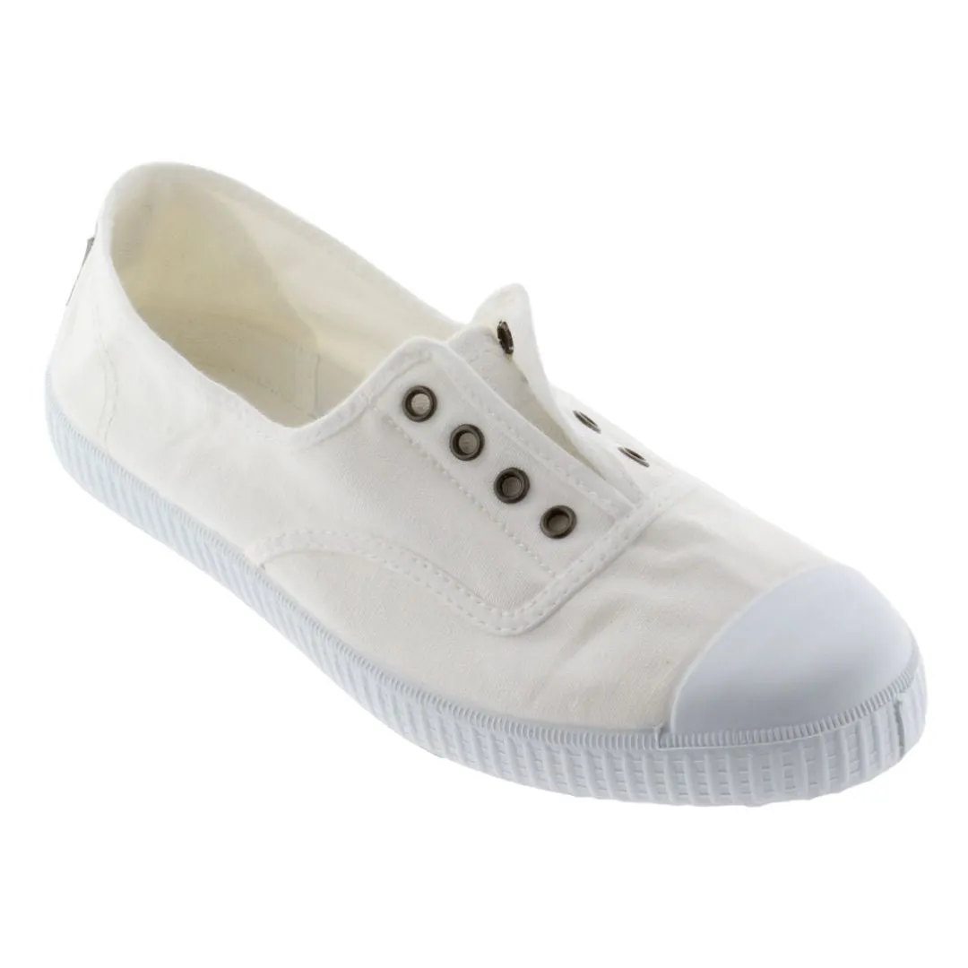 Victoria Shoes Dora Blanco Canvas Plimsolls