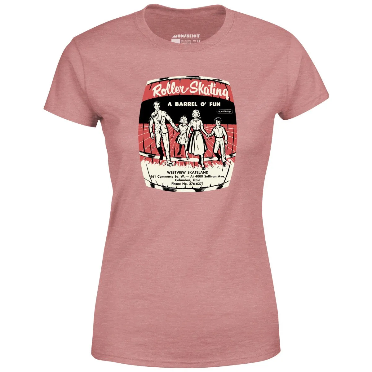 Westview Skateland - Columbus, OH - Vintage Roller Rink - Women's T-Shirt