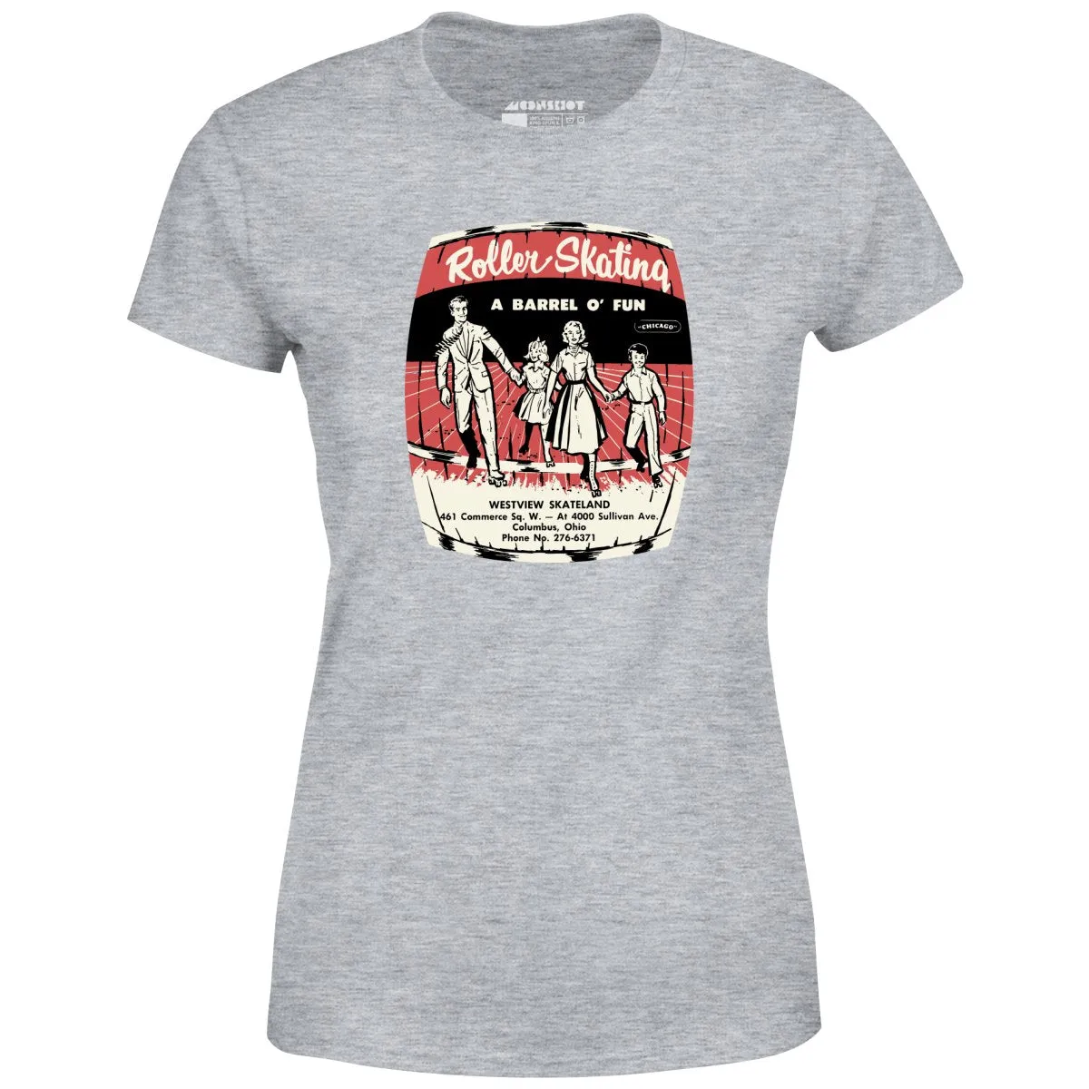 Westview Skateland - Columbus, OH - Vintage Roller Rink - Women's T-Shirt