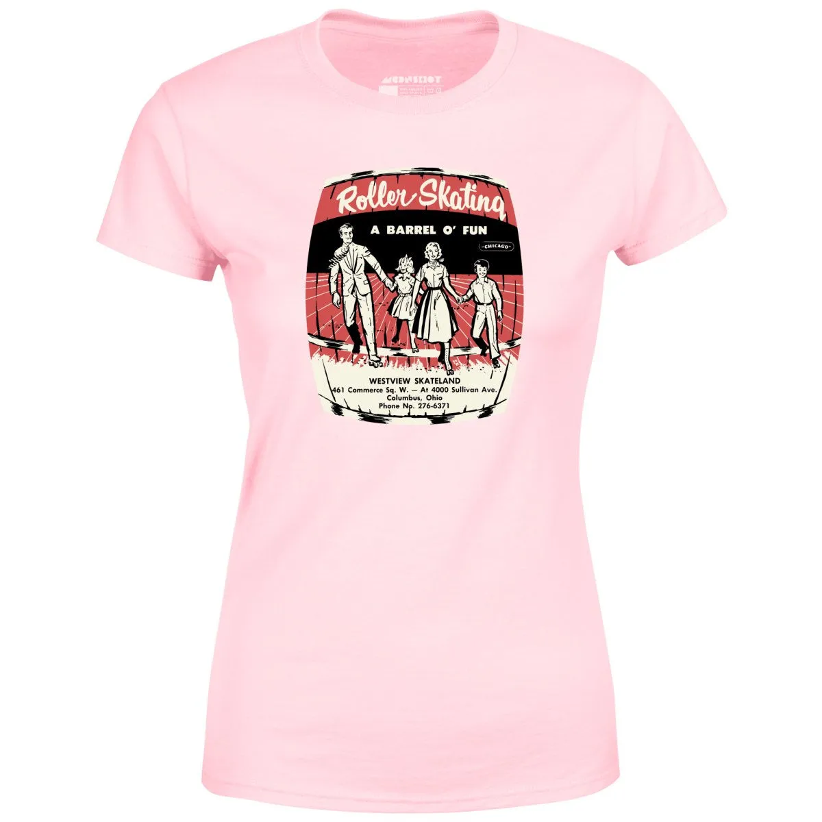 Westview Skateland - Columbus, OH - Vintage Roller Rink - Women's T-Shirt