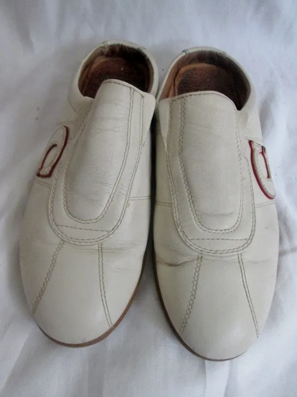 Womens COACH SUSIE Leather Clog Shoe Signature Sneaker Athletic WHITE 8